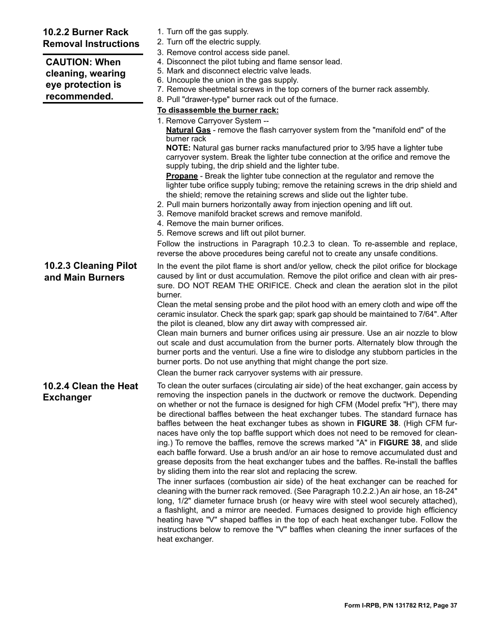 Reznor RPB Unit Installation Manual User Manual | Page 37 / 40