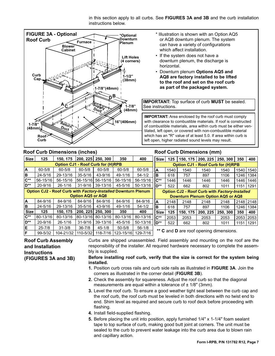 Reznor RPB Unit Installation Manual User Manual | Page 7 / 40