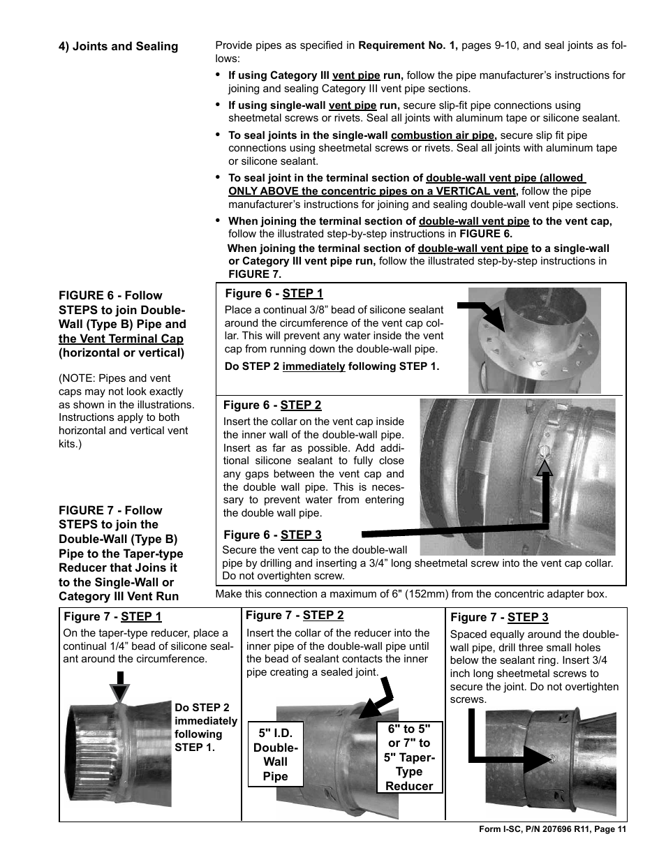 Reznor SC Duct Furnace Unit Installation Manual User Manual | Page 11 / 40