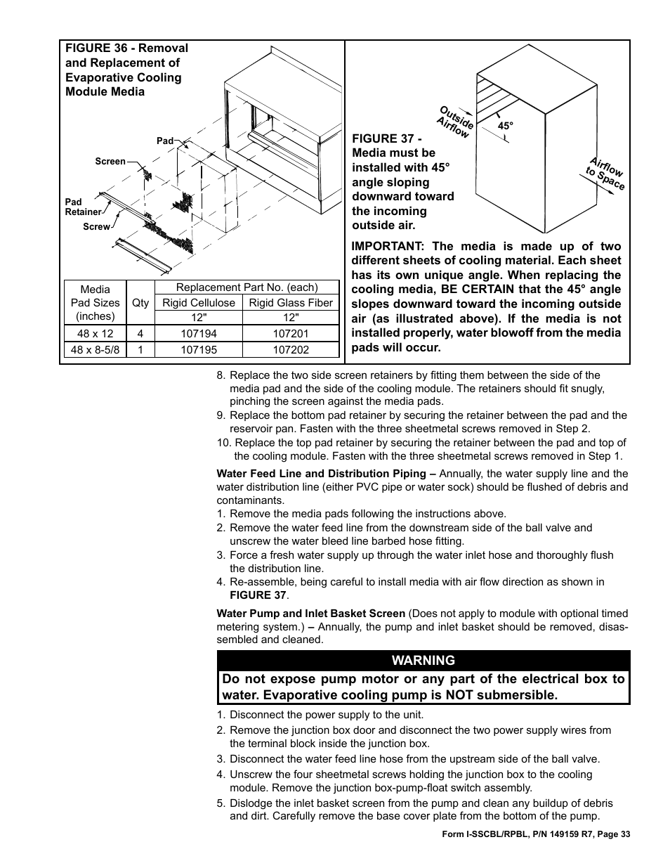 Reznor RPBL Unit Installation Manual User Manual | Page 33 / 60