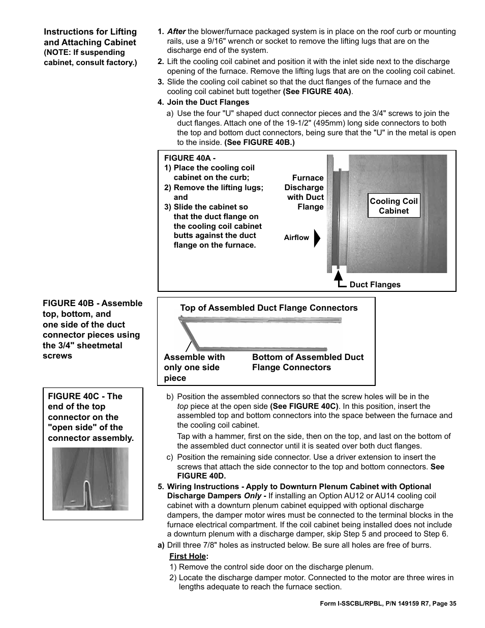Reznor RPBL Unit Installation Manual User Manual | Page 35 / 60