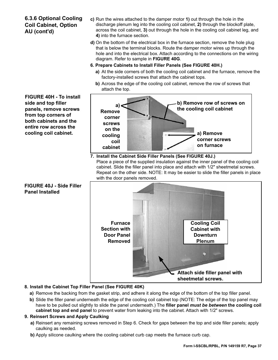 Reznor RPBL Unit Installation Manual User Manual | Page 37 / 60