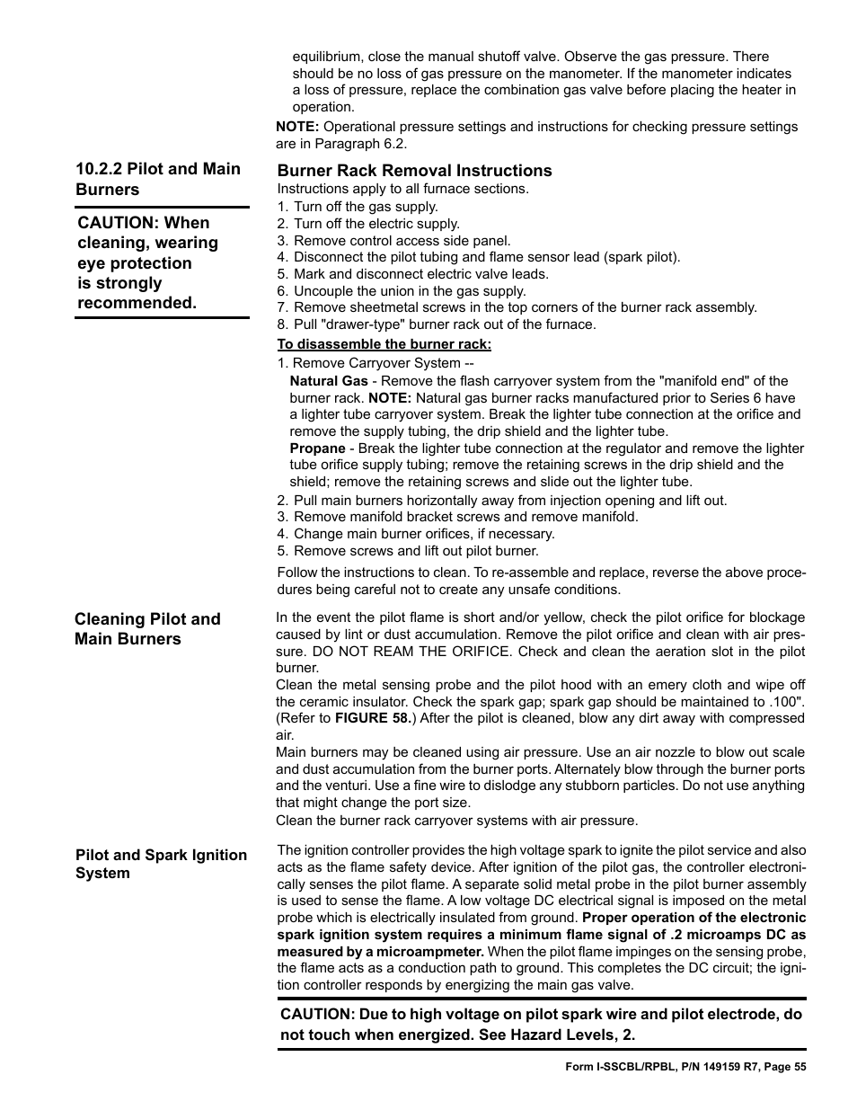 Reznor RPBL Unit Installation Manual User Manual | Page 55 / 60