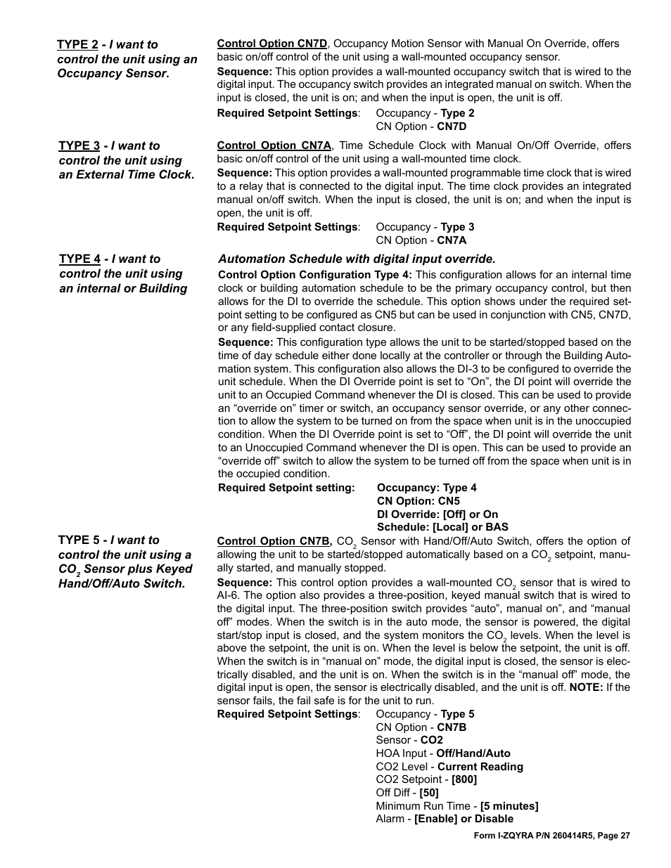 Reznor ZQYRA Unit Installation Manual User Manual | Page 27 / 72