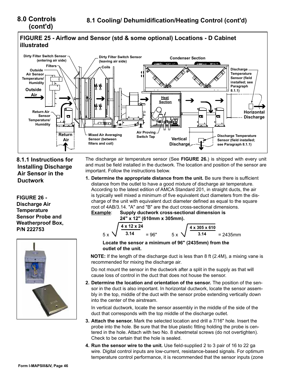 0 controls (cont'd) | Reznor RECC Unit Installation Manual User Manual | Page 46 / 76