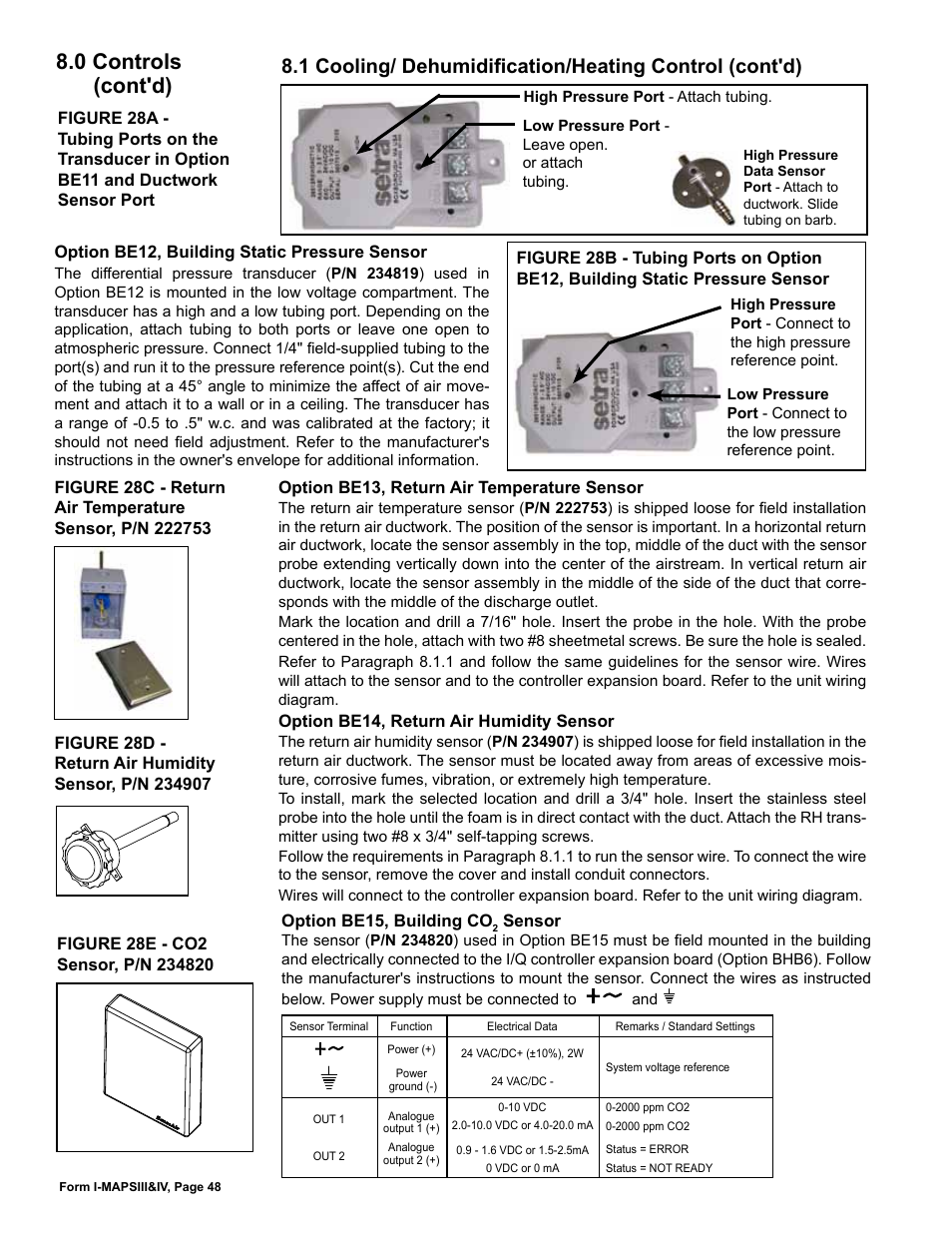 0 controls (cont'd) | Reznor RECC Unit Installation Manual User Manual | Page 48 / 76