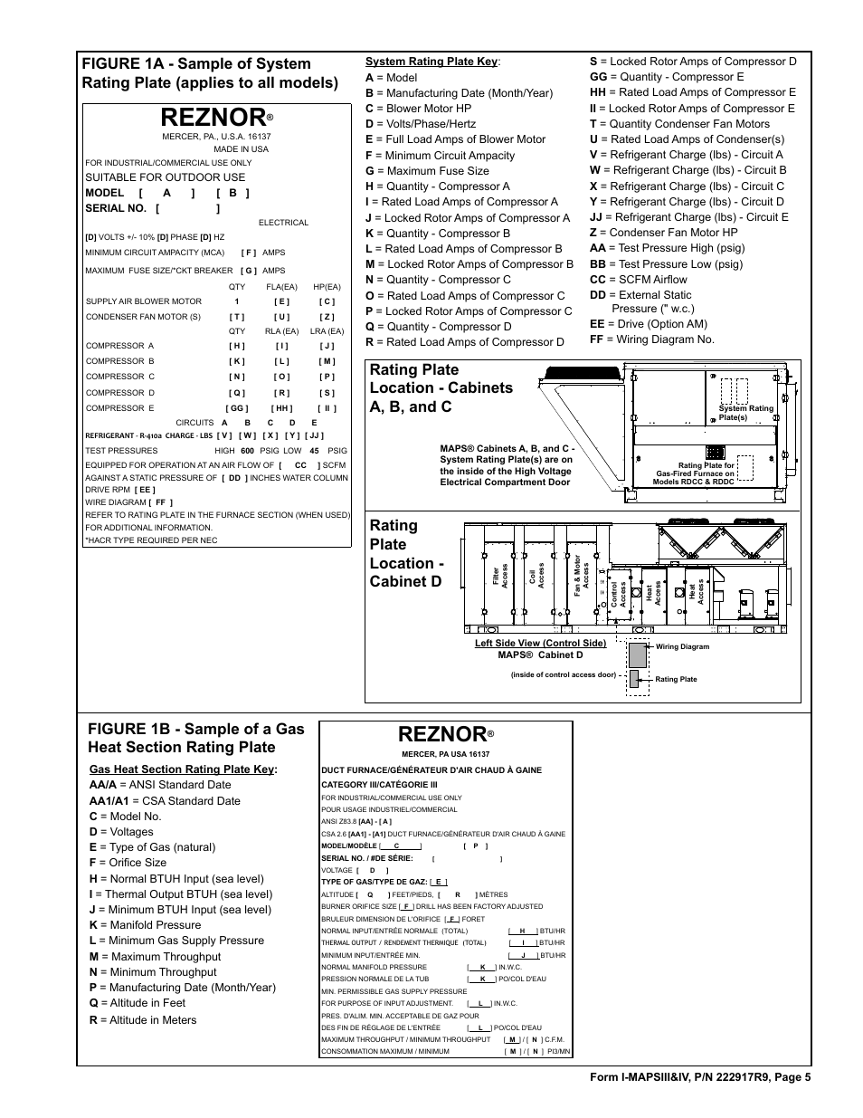 Reznor | Reznor RECC Unit Installation Manual User Manual | Page 5 / 76