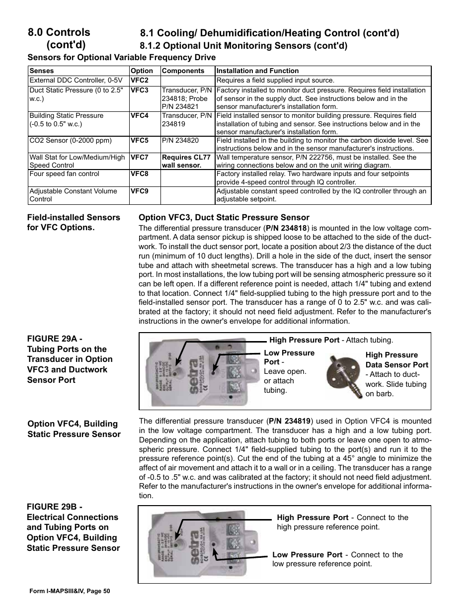 0 controls (cont'd) | Reznor RECC Unit Installation Manual User Manual | Page 50 / 76