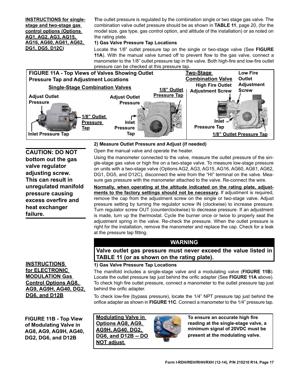 Reznor RXH (Outdoor PreevA) Unit Installation Manual User Manual | Page 17 / 68