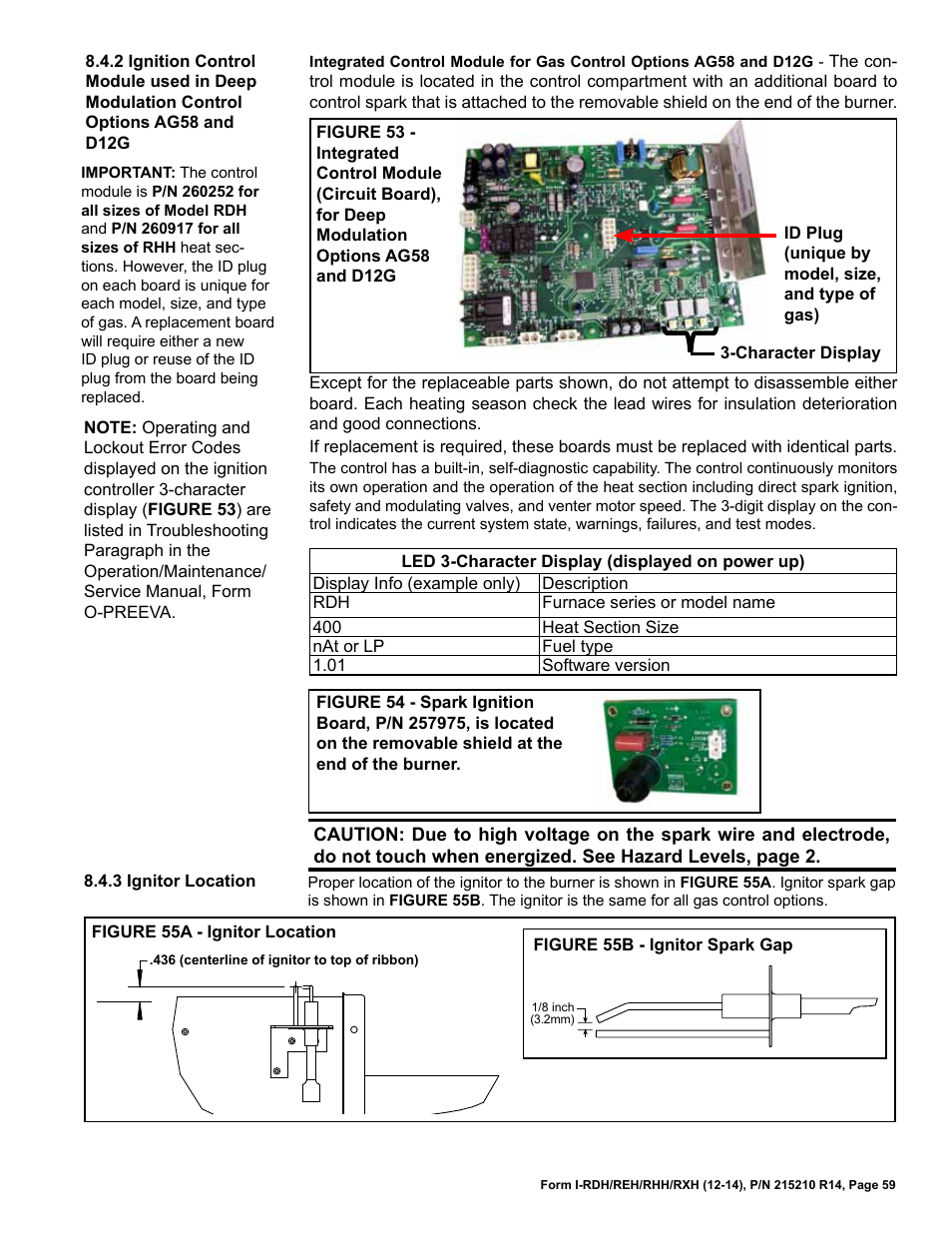 Reznor RXH (Outdoor PreevA) Unit Installation Manual User Manual | Page 59 / 68