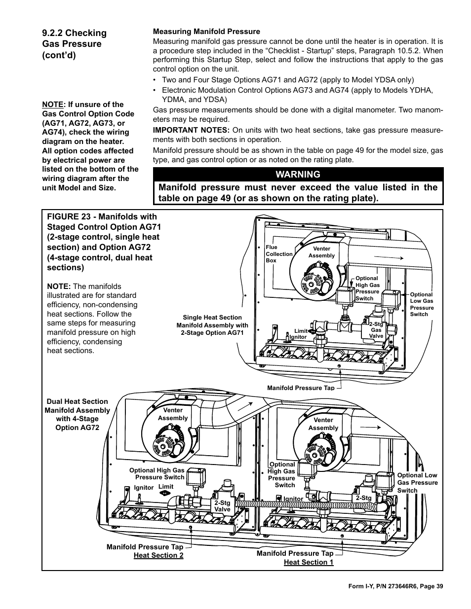 Reznor YDSA Unit Installation Manual User Manual | Page 39 / 76