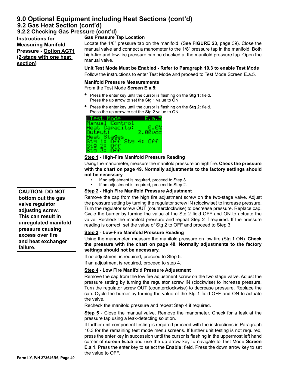 Reznor YDSA Unit Installation Manual User Manual | Page 40 / 76