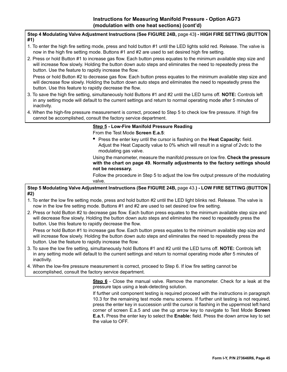 Reznor YDSA Unit Installation Manual User Manual | Page 45 / 76