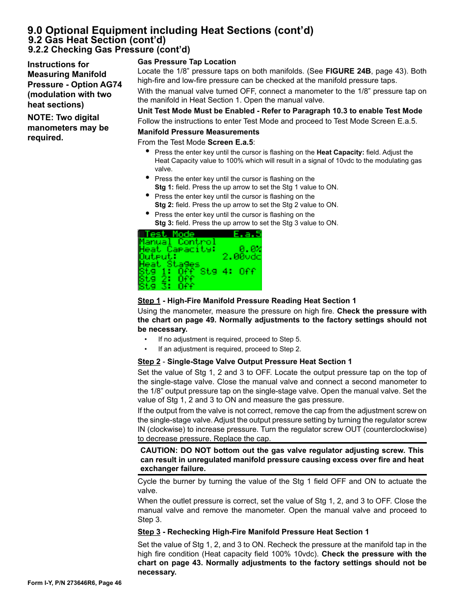 Reznor YDSA Unit Installation Manual User Manual | Page 46 / 76