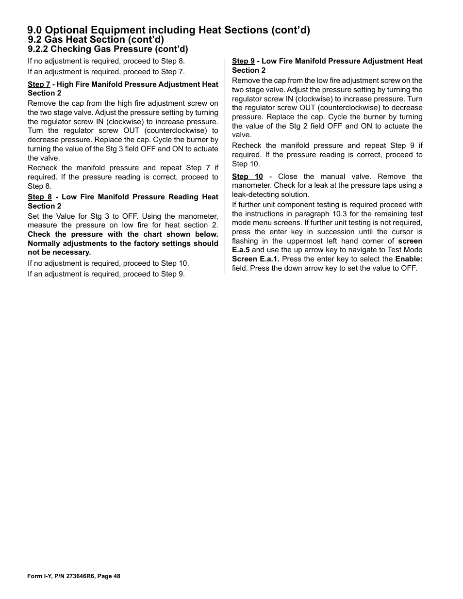 Reznor YDSA Unit Installation Manual User Manual | Page 48 / 76