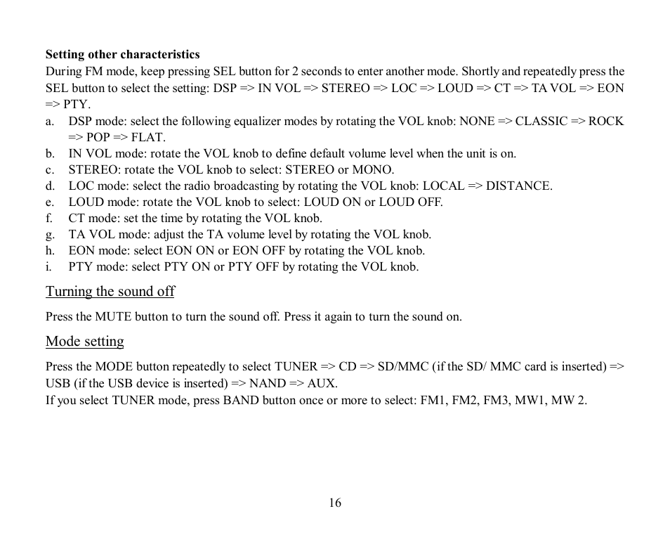 Hyundai H-CDM8030 User Manual | Page 16 / 66