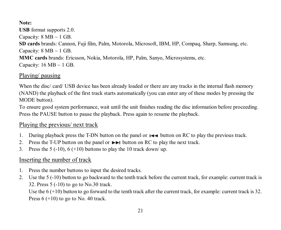 Hyundai H-CDM8030 User Manual | Page 21 / 66