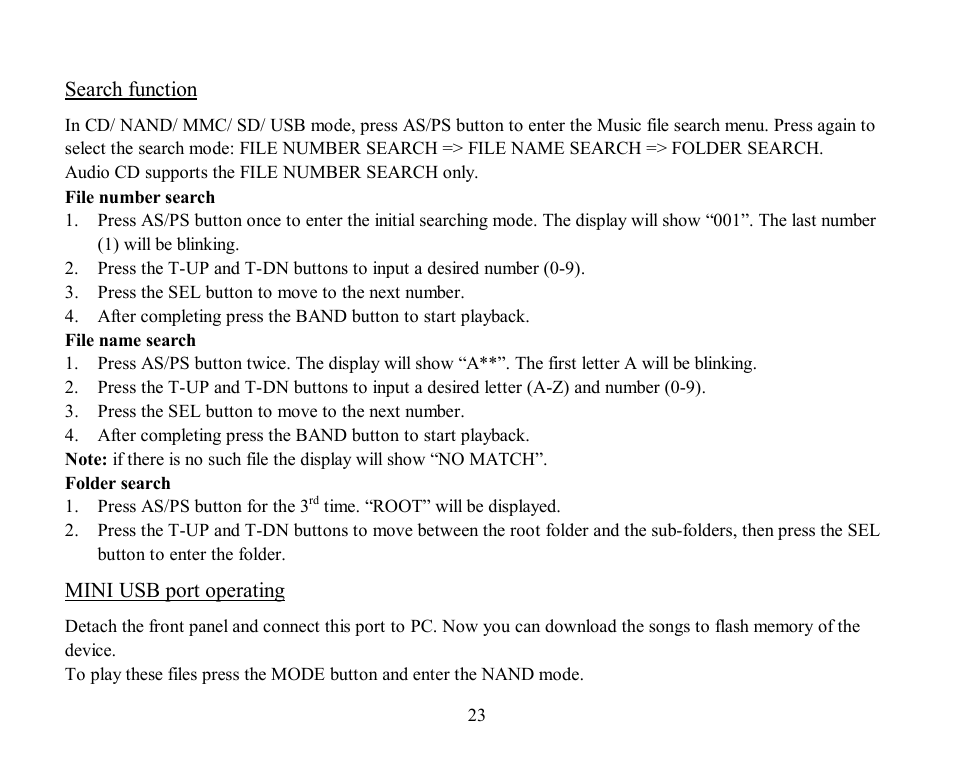 Hyundai H-CDM8030 User Manual | Page 23 / 66