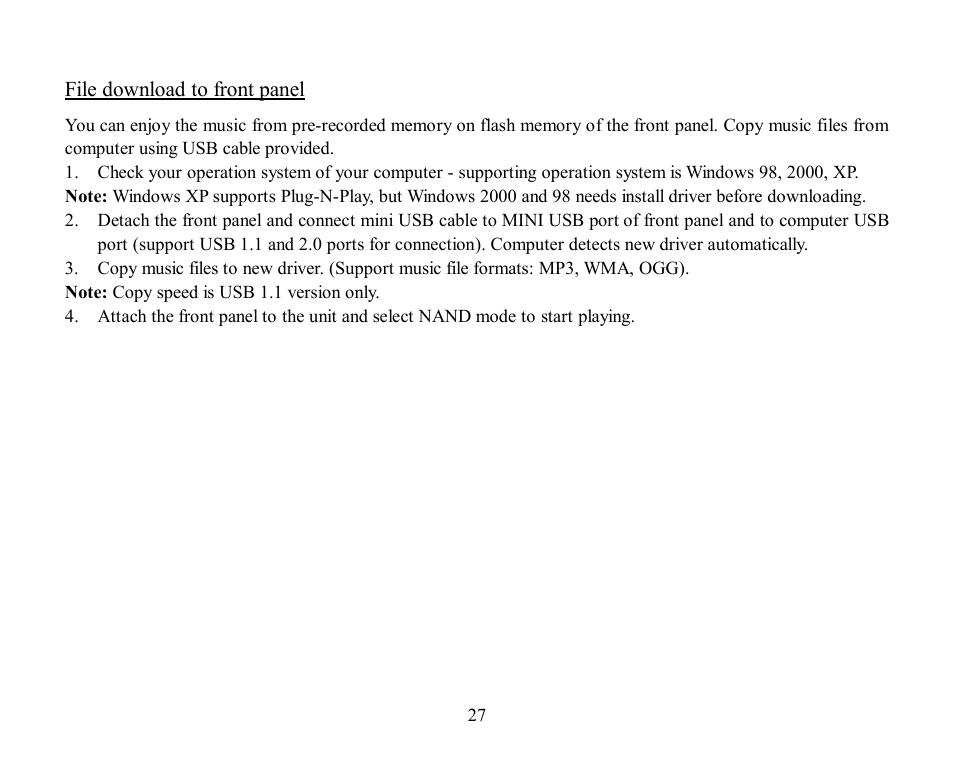 Hyundai H-CDM8030 User Manual | Page 27 / 66