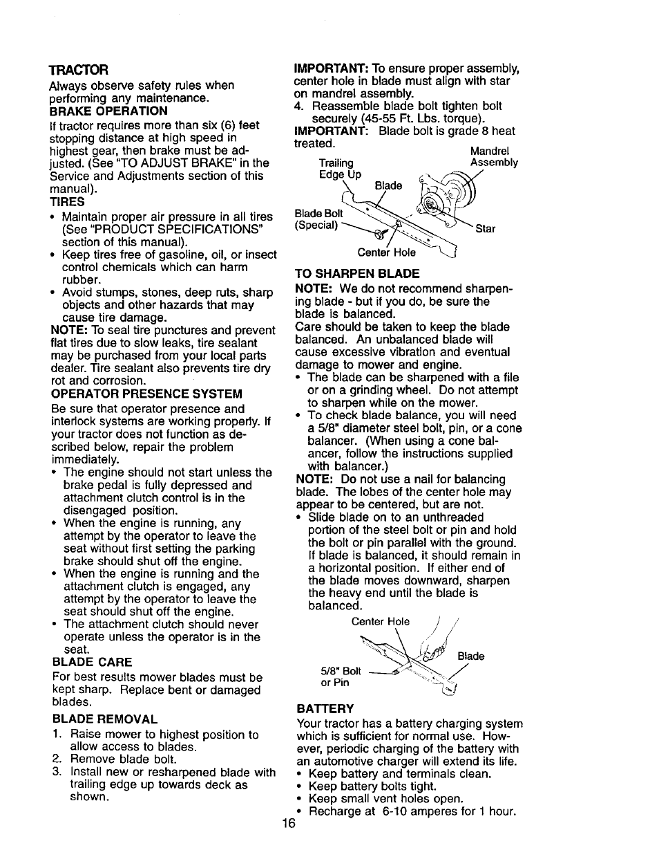 Tractor | Craftsman 917.272247 User Manual | Page 16 / 64