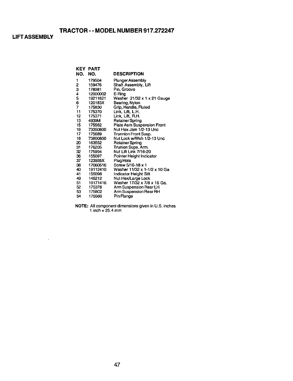 Craftsman 917.272247 User Manual | Page 47 / 64