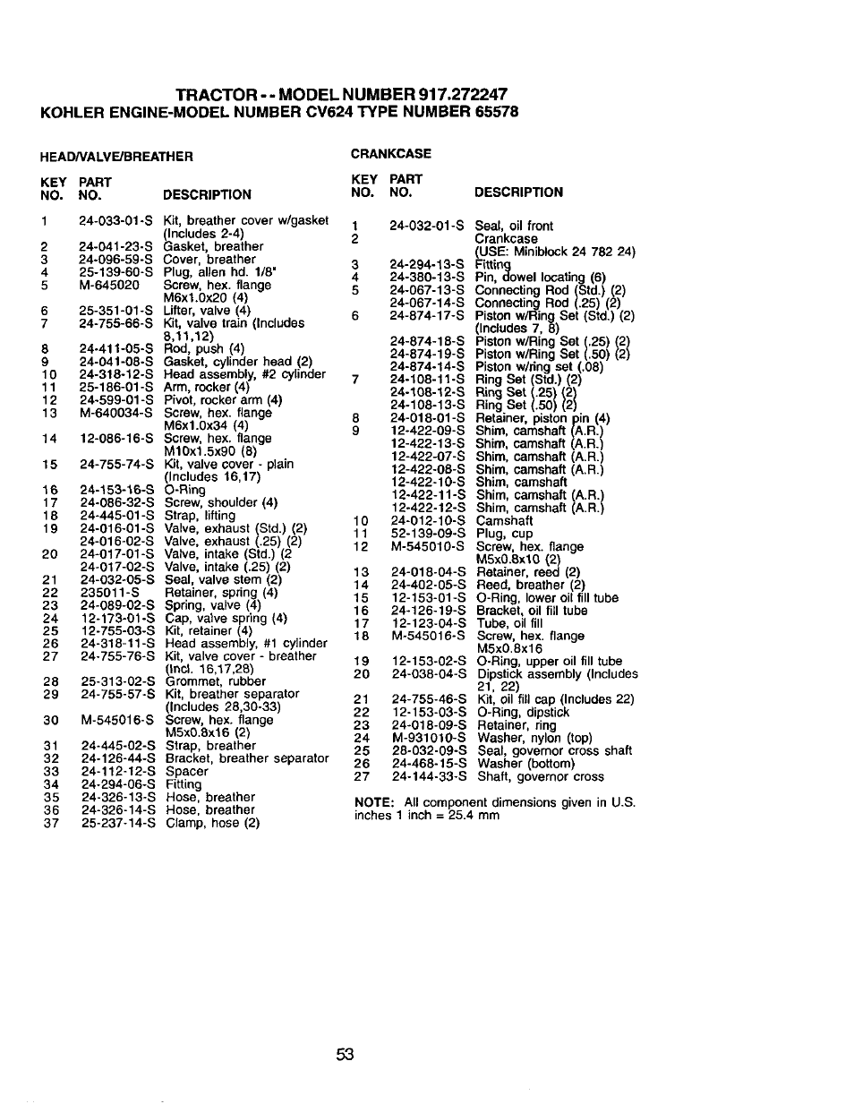 Craftsman 917.272247 User Manual | Page 53 / 64