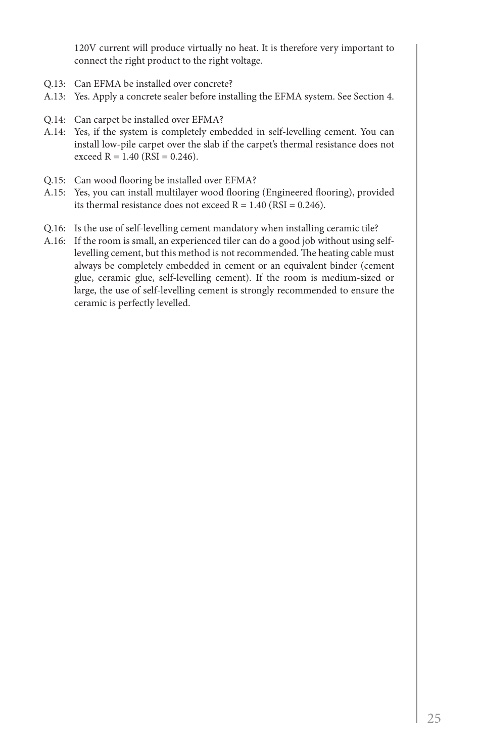 Reznor EFMA Unit Installation Manual User Manual | Page 25 / 27