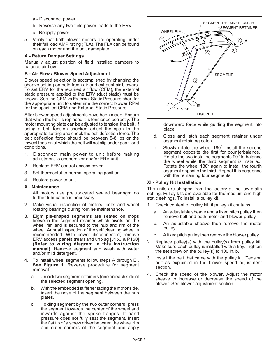 Reznor XAWS Unit Installation Manual User Manual | Page 3 / 12