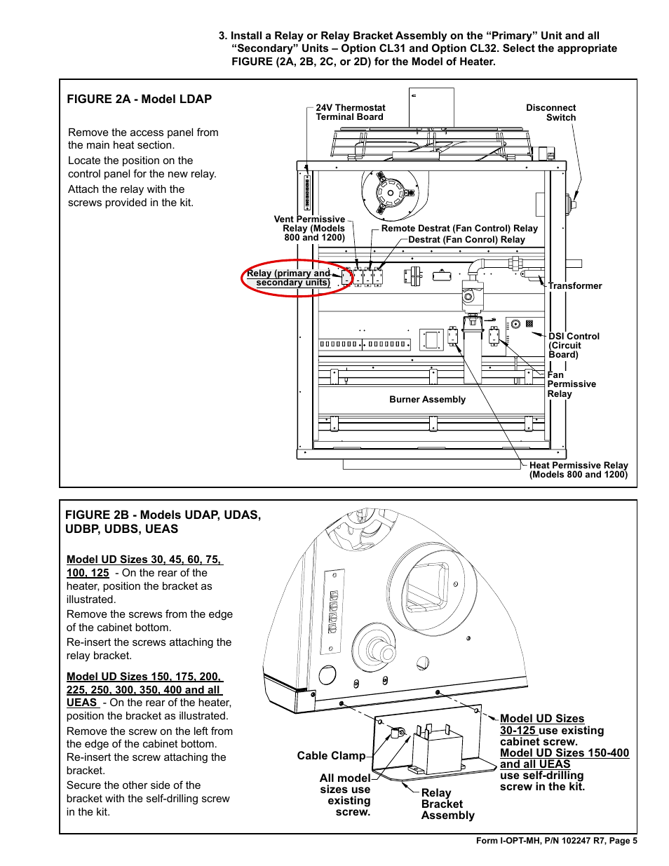 Reznor VR Option - Installation - Multiple Heater Control (Options CL31 and CL32) User Manual | Page 5 / 8