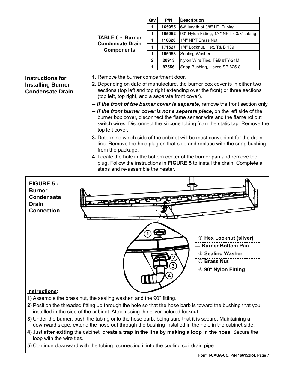 Reznor ACUB Option - Installation - ACU - Cased Cooling Coil User Manual | Page 7 / 8