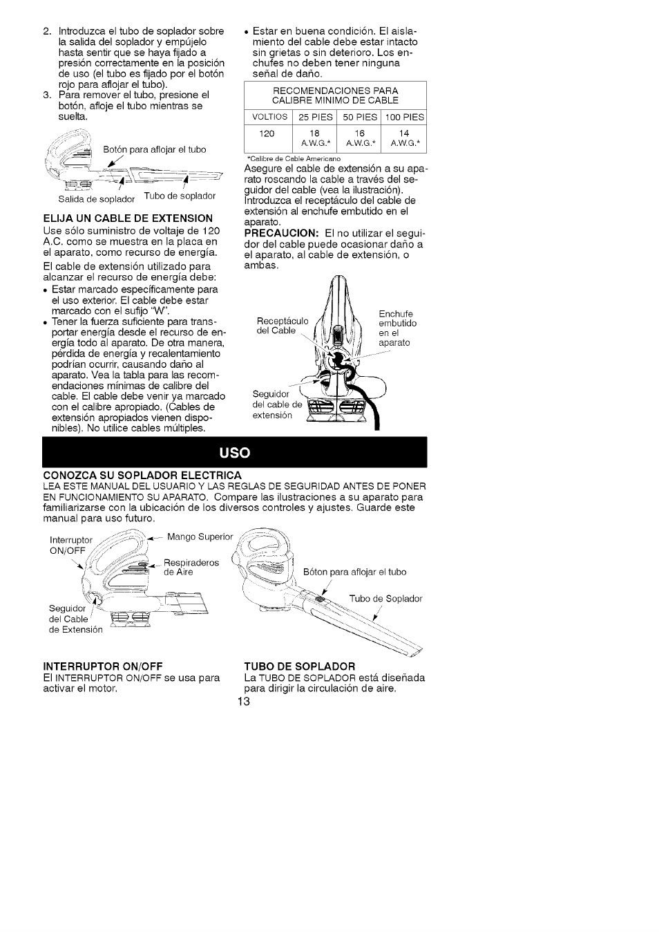 Craftsman 358.748200 User Manual | Page 13 / 16