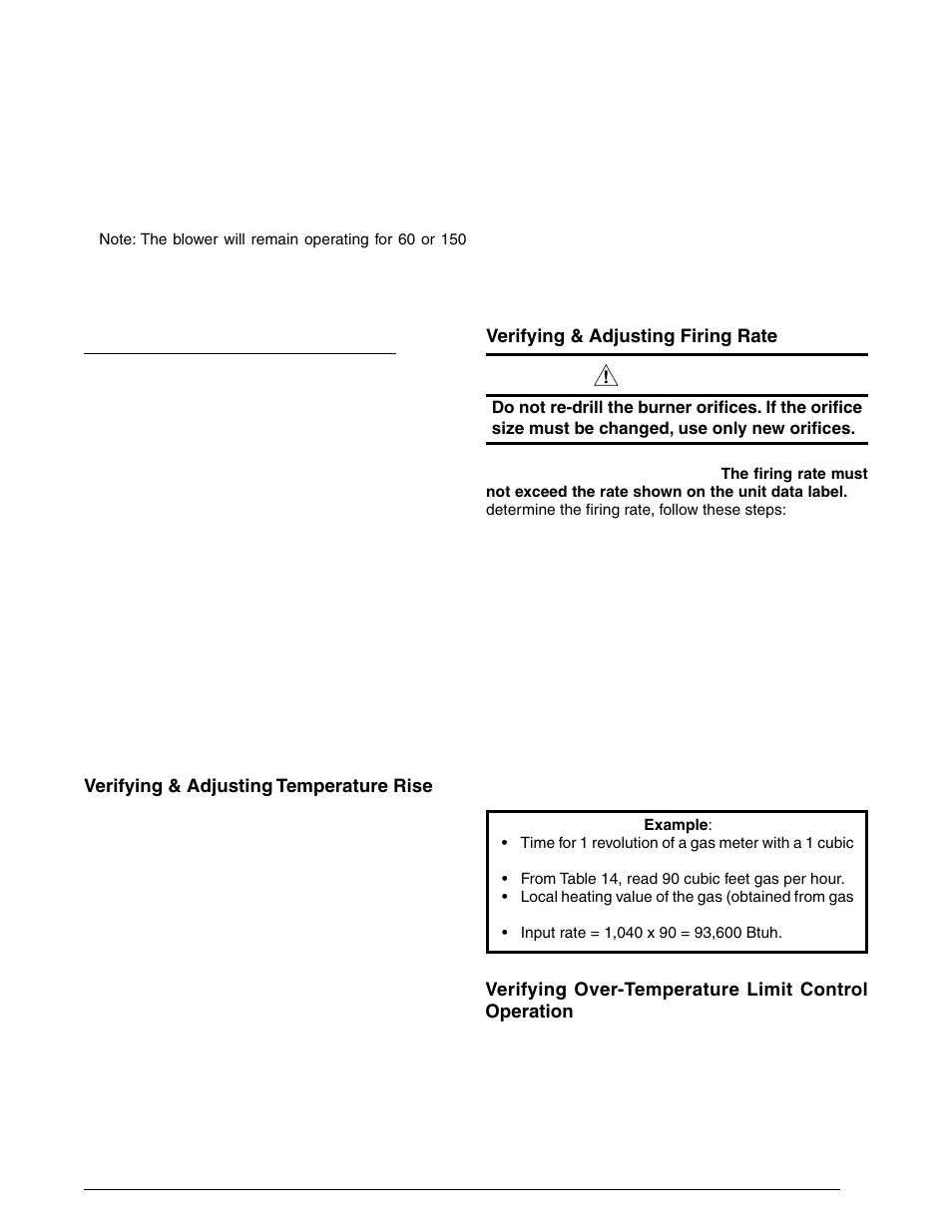 Caution | Reznor PDF2SF Unit Installation Manual User Manual | Page 19 / 40