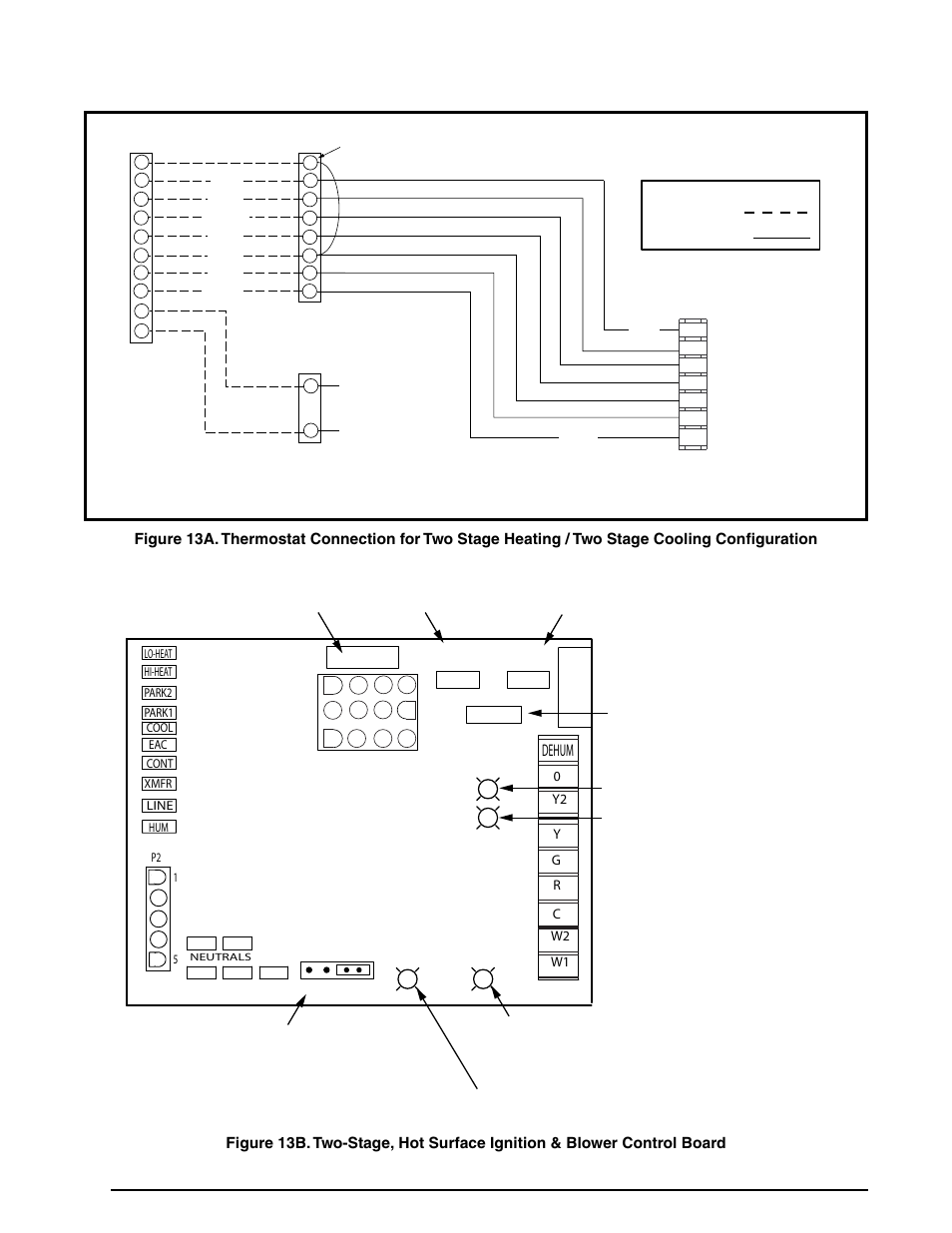 Wiring diagrams, Dehum | Reznor PDF2SF Unit Installation Manual User Manual | Page 30 / 40