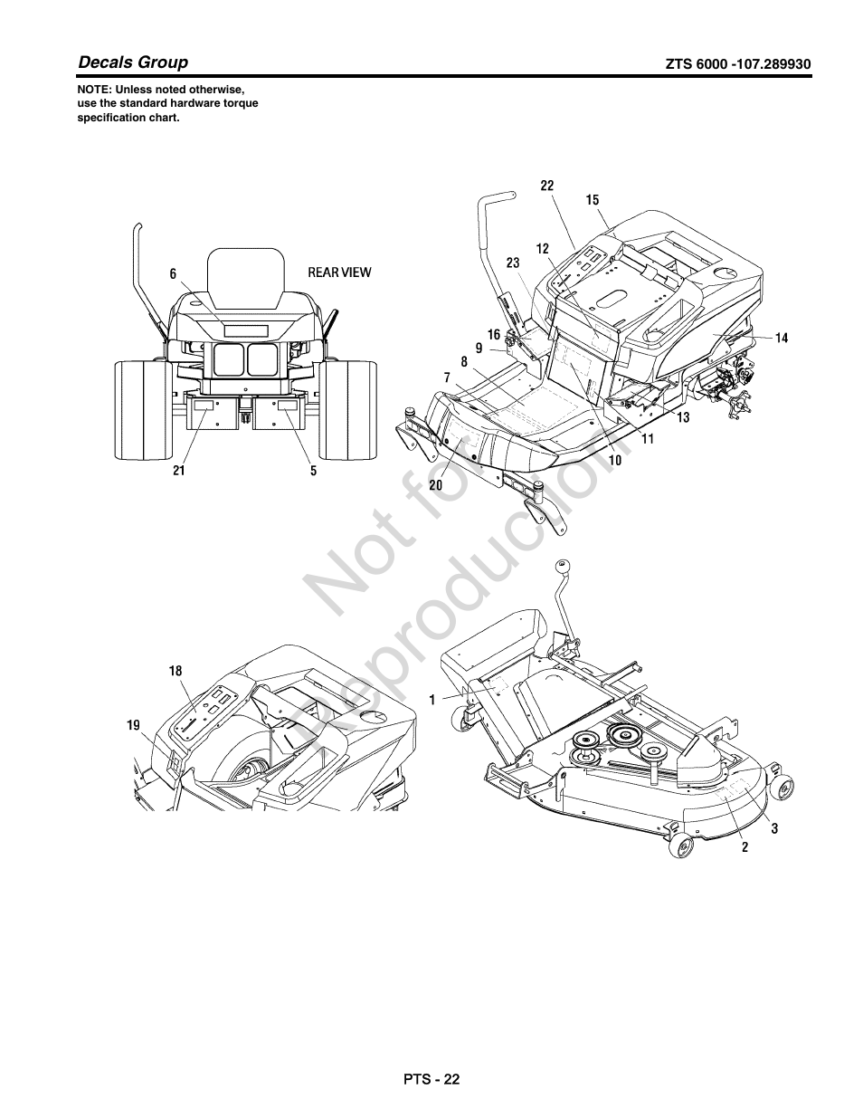 Not for reproduction | Craftsman 107.28993 User Manual | Page 94 / 112