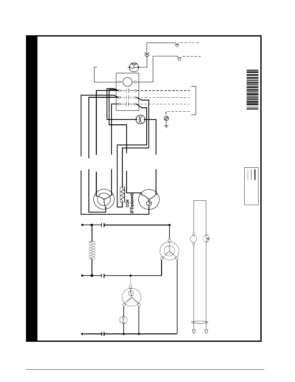Wiring dia gram, Electrical diagrams & tables, 3, 4, & 5 ton units) | Reznor JS4BD (3ph) Unit Installation Manual User Manual | Page 11 / 12