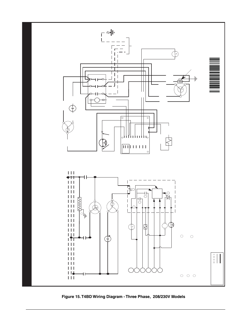 Wiring dia gram, Split system heat pump three phase | Reznor JT4BD Unit Installation Manual User Manual | Page 24 / 28
