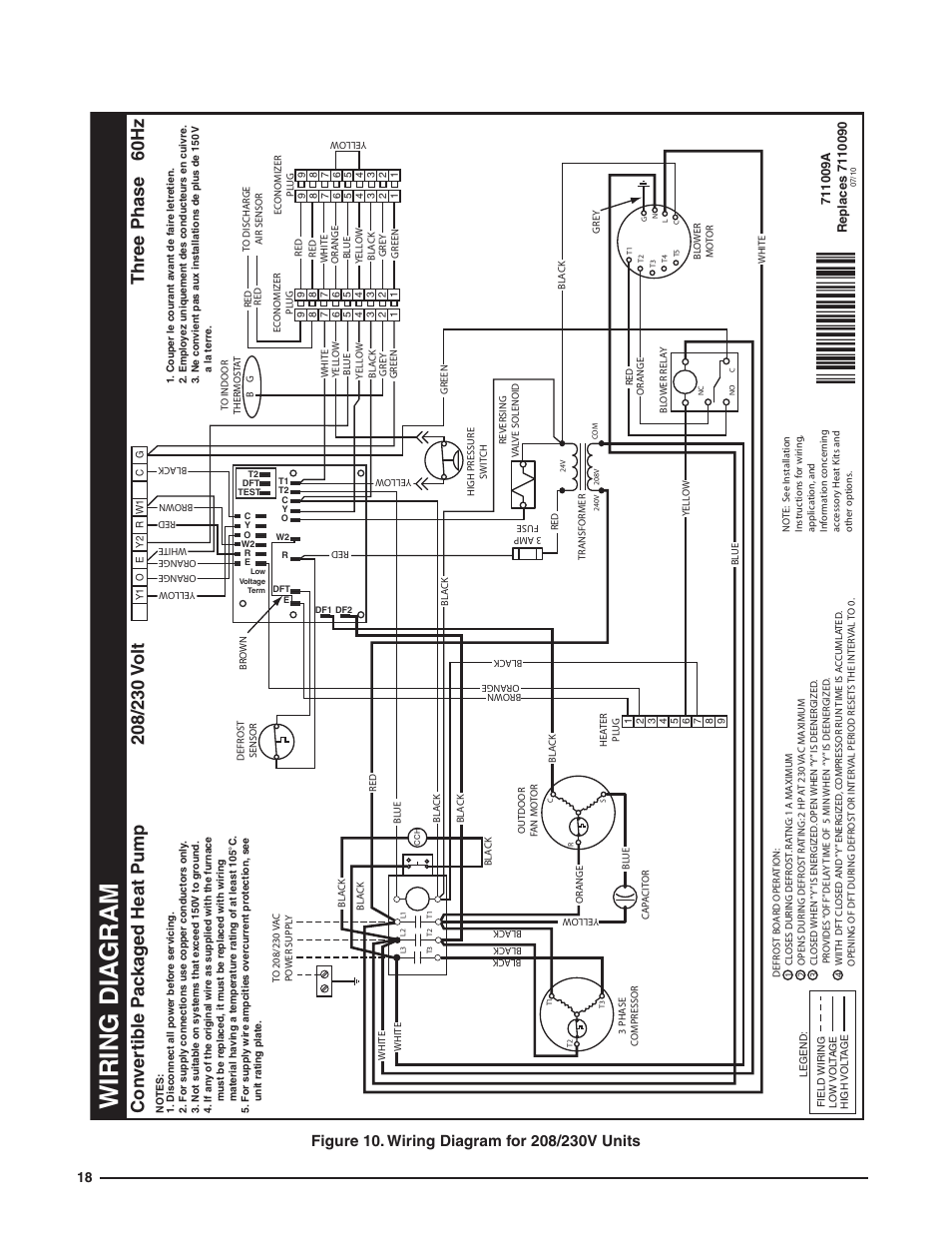 Wiring dia gram | Reznor Q6SD (3ph) Unit Installation Manual User Manual | Page 18 / 24