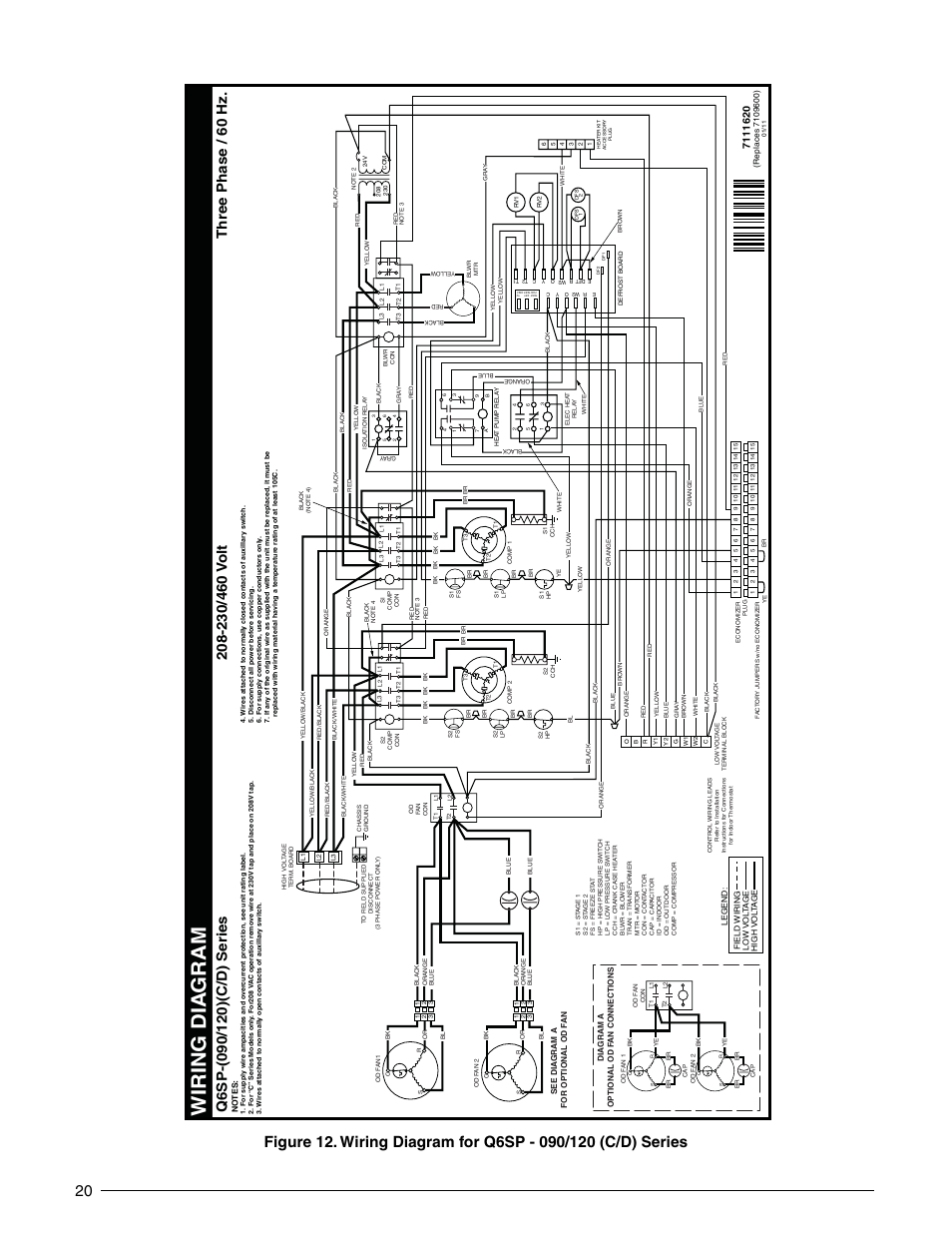 Wiring dia gram | Reznor Q6SP Unit Installation Manual User Manual | Page 20 / 32