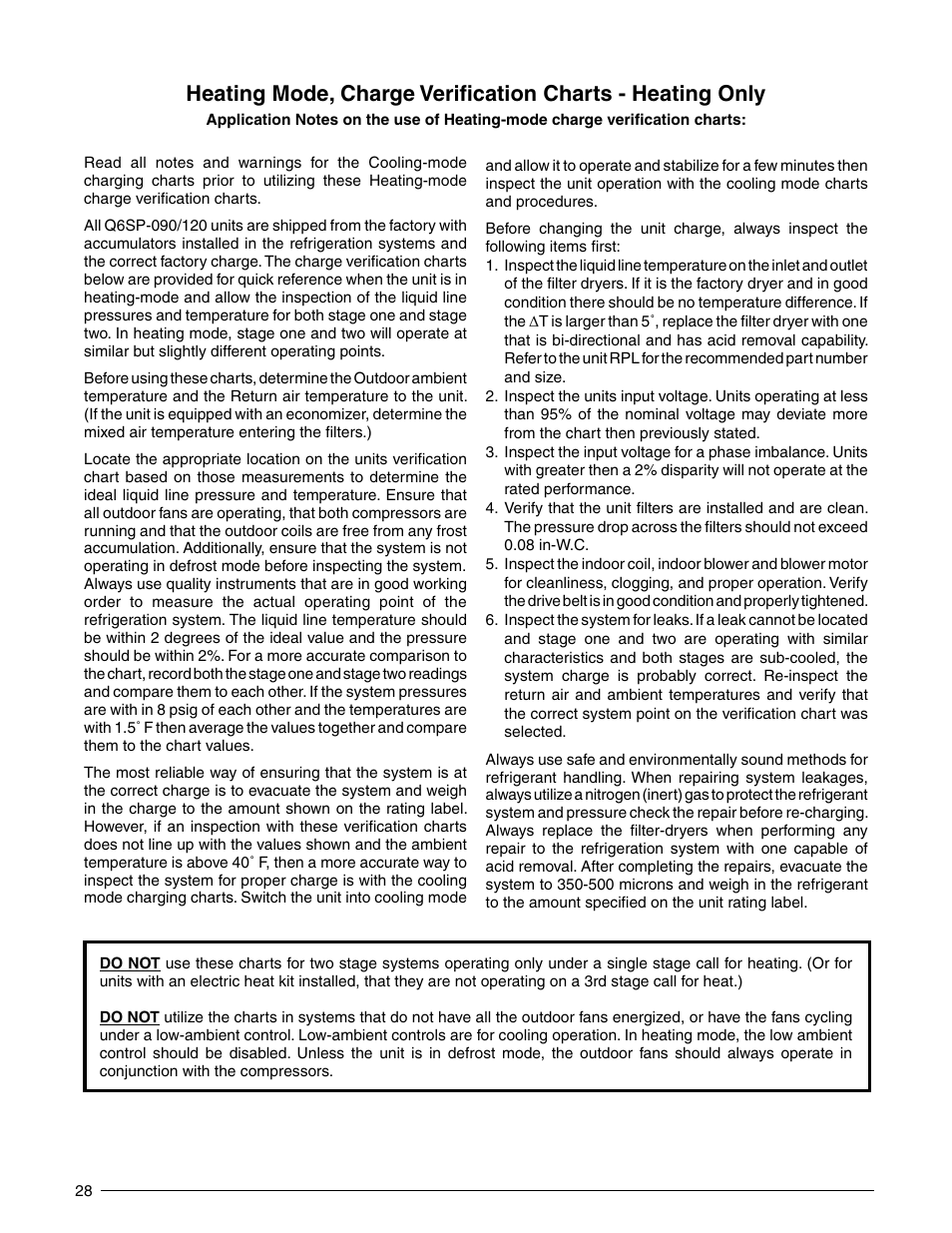 Reznor Q6SP Unit Installation Manual User Manual | Page 28 / 32