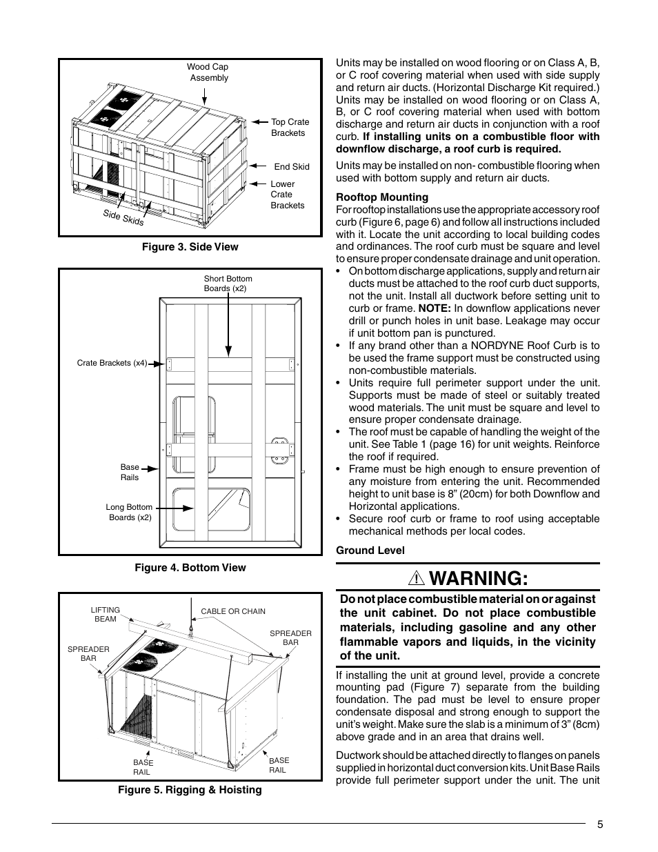 Warning | Reznor Q6SP Unit Installation Manual User Manual | Page 5 / 32