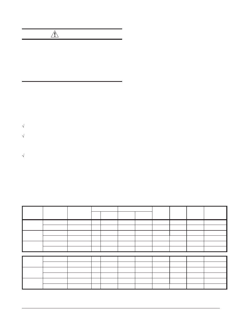 Warning, Electrical wiring | Reznor R6GD Unit Installation Manual User Manual | Page 13 / 36