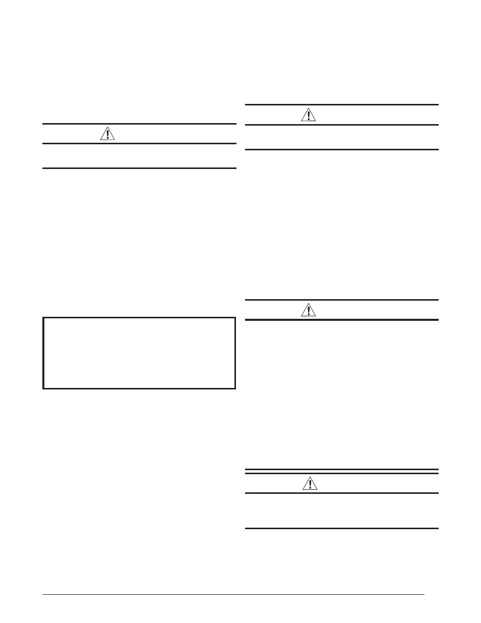 Caution, Warning | Reznor R6GD Unit Installation Manual User Manual | Page 19 / 36