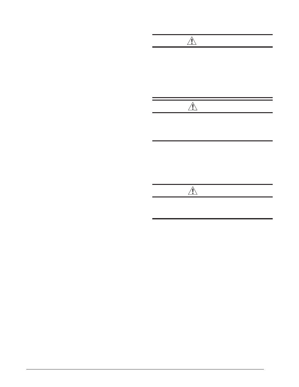 Warning, Caution | Reznor R6GD Unit Installation Manual User Manual | Page 21 / 36
