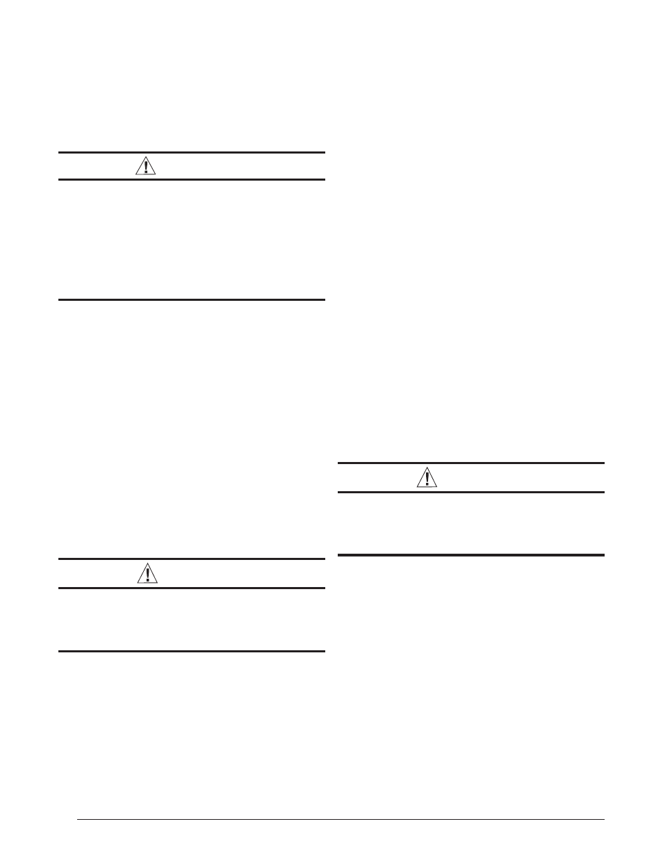 Warning, Caution | Reznor R6GD Unit Installation Manual User Manual | Page 22 / 36