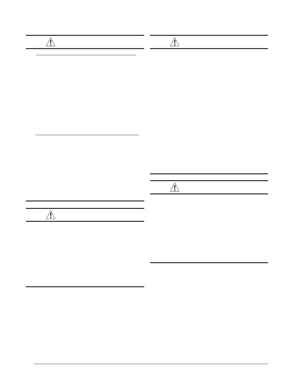 Avertissement | Reznor R6GD Unit Installation Manual User Manual | Page 32 / 36