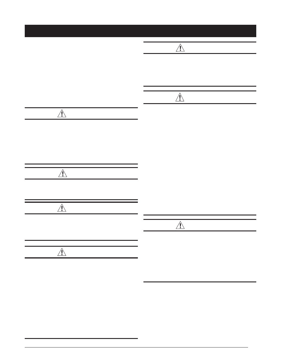 Installer information, Warning, Caution | Reznor R6GD Unit Installation Manual User Manual | Page 5 / 36