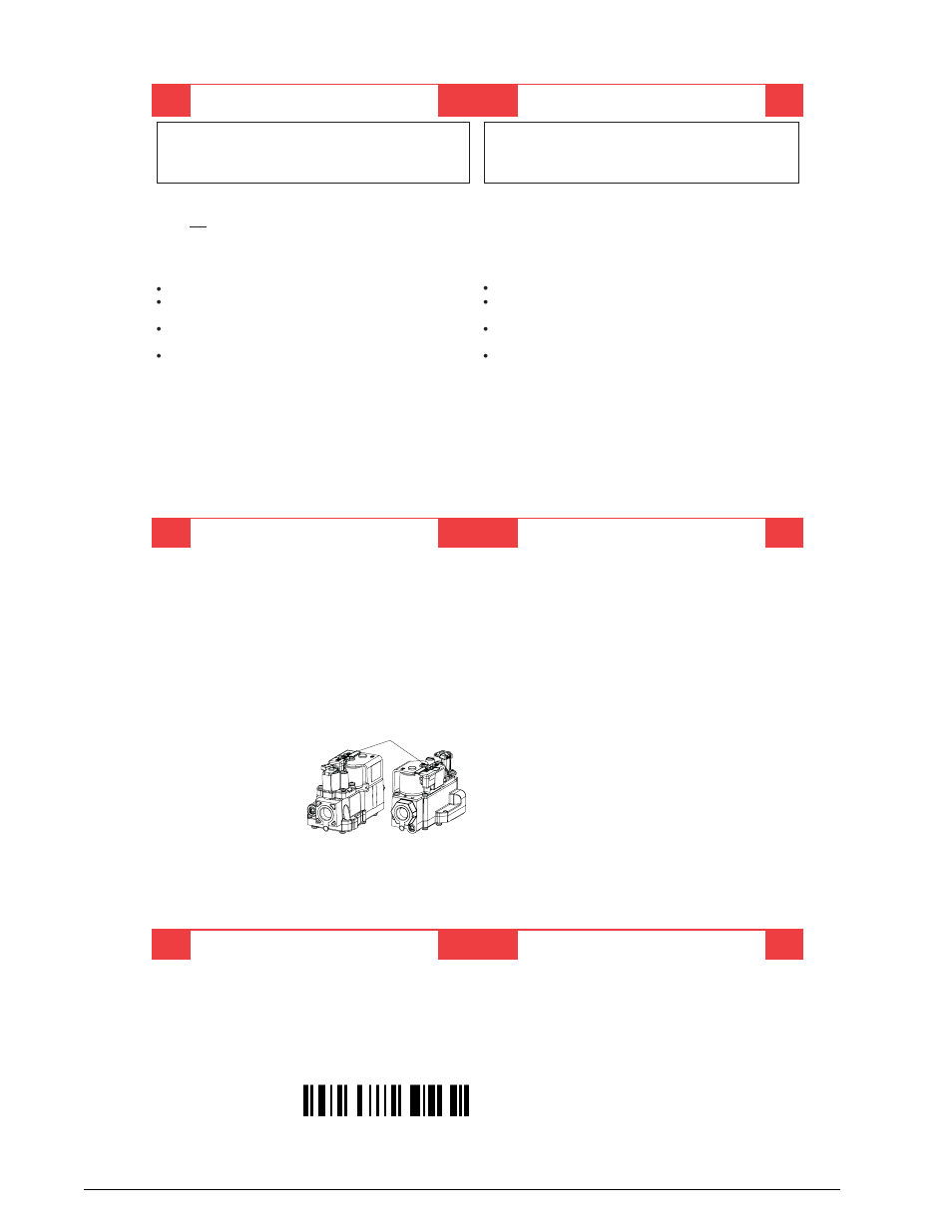 Figure 11. gas valve label | Reznor R6GI Unit Installation Manual User Manual | Page 29 / 40