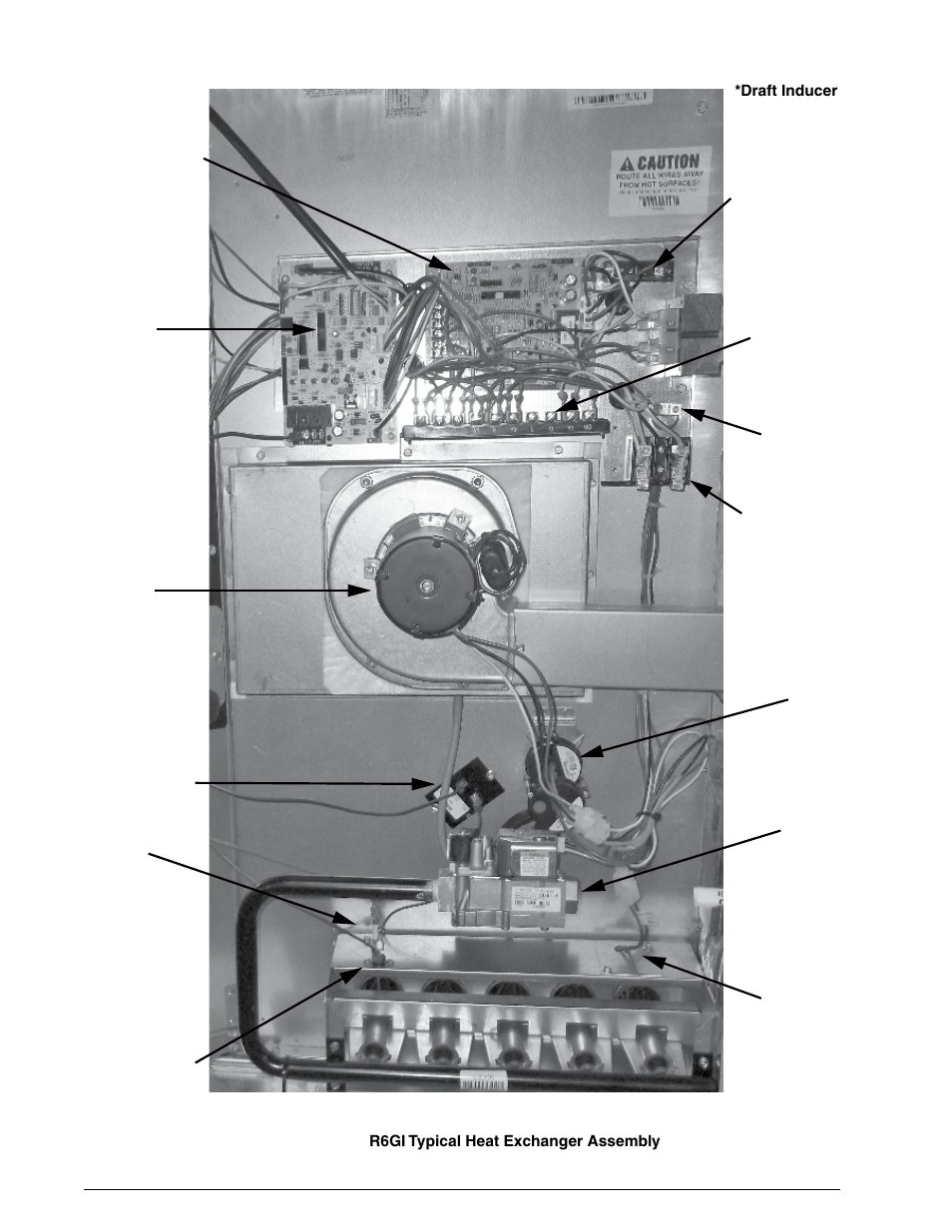 Figure 16. r6gi typical heat exchanger assembly, Figure 16. r6gi typical heat exchanger assy | Reznor R6GI Unit Installation Manual User Manual | Page 33 / 40