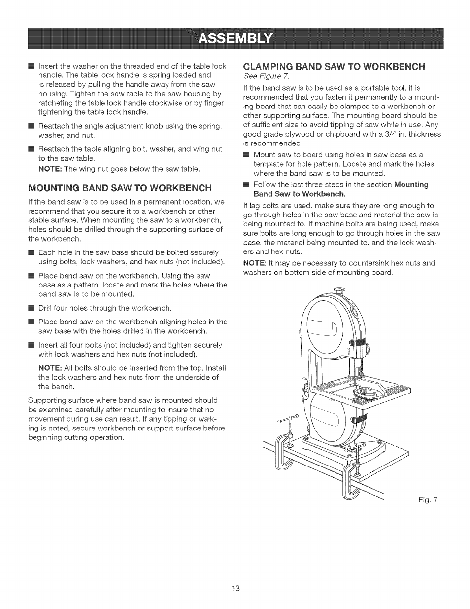 Craftsman 315.214770 User Manual | Page 13 / 32