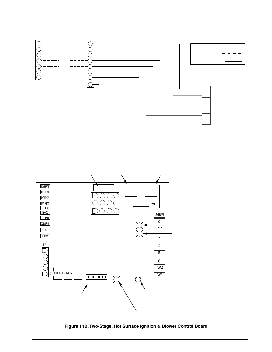 Electrical information, Dehum | Reznor R6GF Unit Installation Manual User Manual | Page 28 / 36